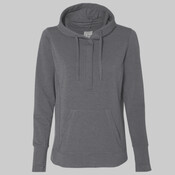 Ladies' Omega Stretch Snap-Placket Hooded Sweatshirt