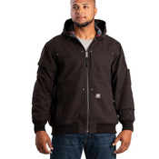 Men's Heartland Duck Flannel-Lined Hooded Jacket