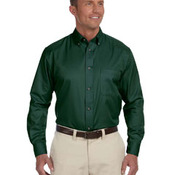 Men's Easy Blend™ Long-Sleeve Twill Shirt with Stain-Release