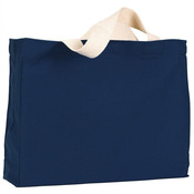 USA Made Cotton Canvas Medium Gusset Tote Bag