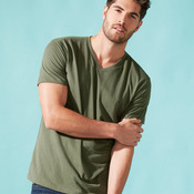 Sueded V-Neck T-Shirt