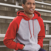 Dri Power® Colorblock Raglan Hooded Sweatshirt