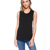 Ladies' Cotton Muscle T-Shirt