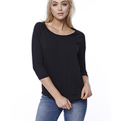 Ladies' CVC Long-Sleeve Raglan