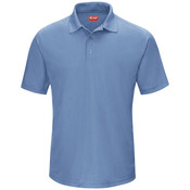 Short Sleeve Performance Knit Gripper-Front Polo