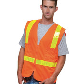 USA-Made ANSI Solid Surveyor's Vest Class 2