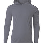 Men's Cooling Performance Long-Sleeve Hooded T-shirt