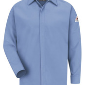 Concealed-Gripper Pocketless Long Sleeve Shirt - CoolTouch® 2 - Tall Sizes