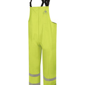 Hi-Visibility Flame-Resitant Rain Bib Overall - 13 oz.