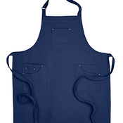 Unisex Cotton Chino Bib Apron