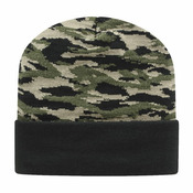 USA-Made Camo Cuffed Beanie