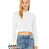 Ladies' Cropped Long Sleeve Hoodie T-Shirt