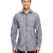 Mens Chambray Woven Shirt