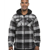 Men's Hooded Flannel Jacket