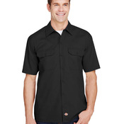 Men's FLEX Short-Sleeve Twill Work Shirt