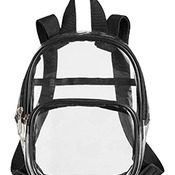 Unisex Clear PVC Mini Backpack