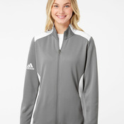 Women's Textured Mixed Media Full-Zip Jacket