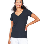 Ladies' Made in USA Hemp V-Neck T-Shirt