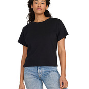 Ladies' Organic Baby Rib Crop T-Shirt