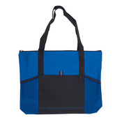 Jumbo Trade Show Tote With Front Pockets