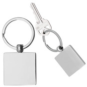 Square Metal Key Chain