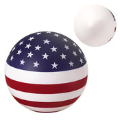 Stars and Stripes Patriotic Round Stress Ball